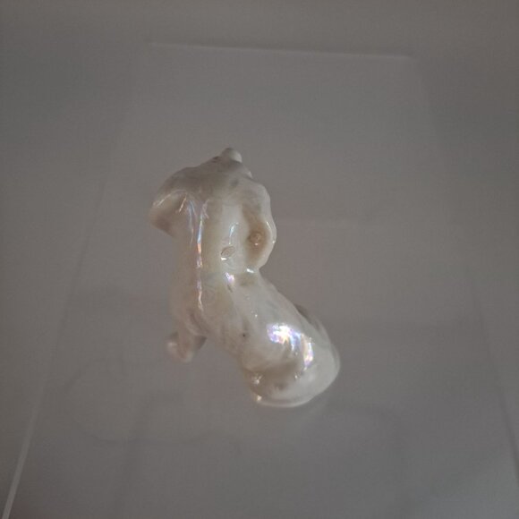 Vintage Luster Dog Figurine Made In Japan - Picture 6 of 7